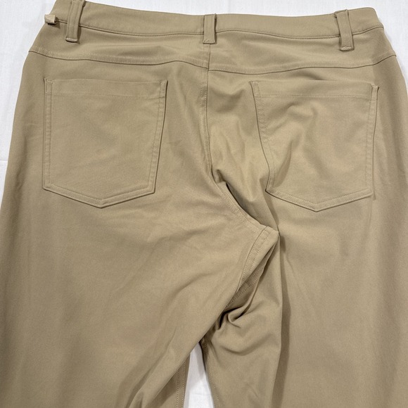 PANTS GOLF Lululemon ABC 5-Pocket Men 31 X 30 TAN Classic Fit Technical LM5426S - Picture 8 of 9